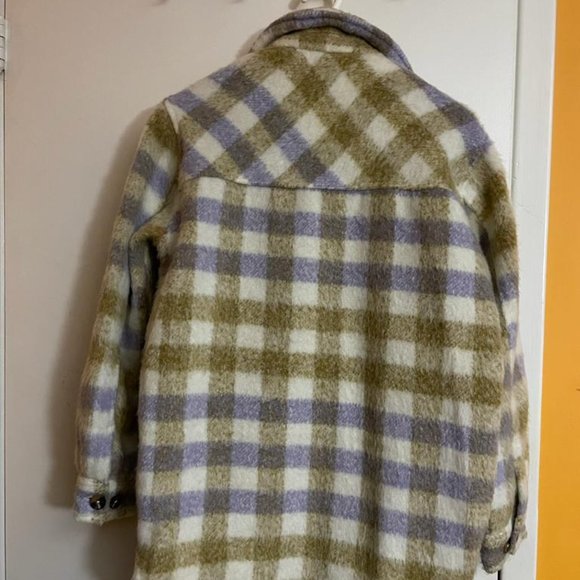 XS Cloth by Design Shacket - Plaid - Picture 4 of 6